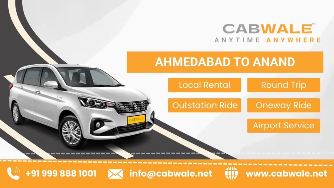Ahmedabad to Anand Taxi Service