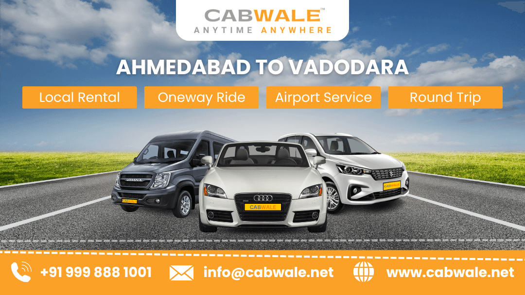 Ahmedabad to Vadodara Taxi Booking